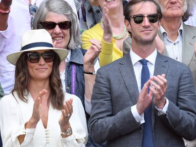 Proud parents, Pippa Middleton and James Matthews