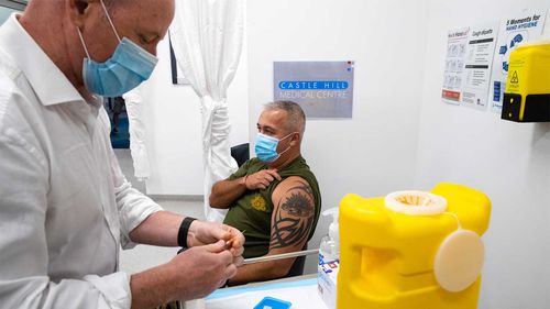 Defence Force personnel are eligible for the coronavirus vaccine on Monday.
