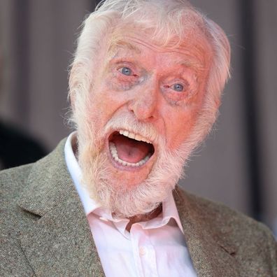 HOLLYWOOD, CALIFORNIA - JUNE 20: Dick Van Dyke attends Carol Burnett's Hand and Footprint in the Cement Ceremony at TCL Chinese Theatre on June 20, 2024 in Hollywood, California. (Photo by Monica Schipper/Getty Images)