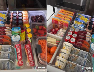 ChannelMum.com - Do you have a snack drawer that looks like this? 🤣 What  are your family's favourite snacks? Image from @weanwithamelia_