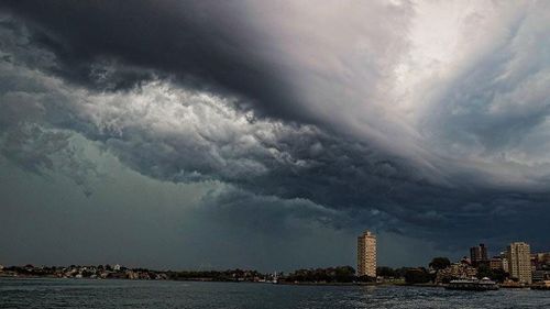 Residents across Sydney are facing another clean-up after the storms. (Fraser Young, Twitter)