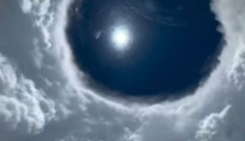 Hurricane Erin eye of the storm