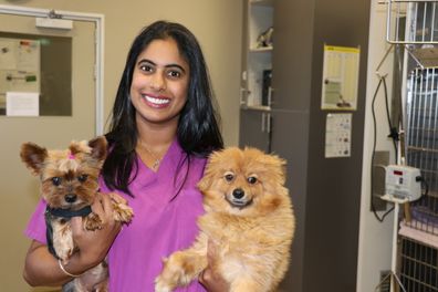 Veterinarian Dr Karishma Nandha from Sydney Animal Hospitals, Kellyville.