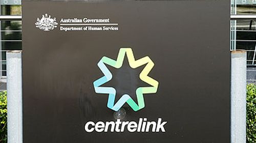 Centrelink sign and office (Getty)