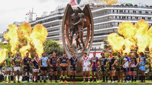 The NRL officially launched its 2018 season today (AAP).