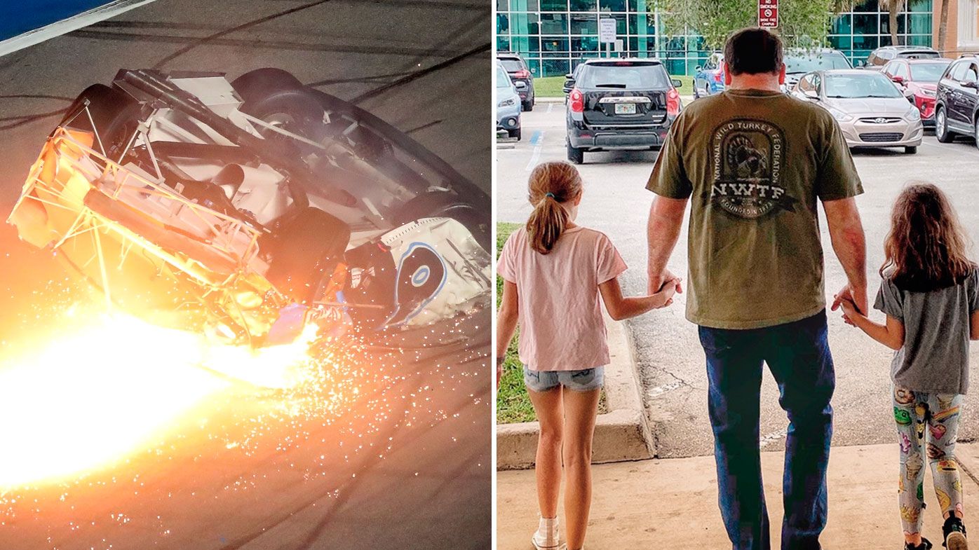 Ryan Newman&#x27;s Daytona 500 wreck and days later walking with his kids out of hospital
