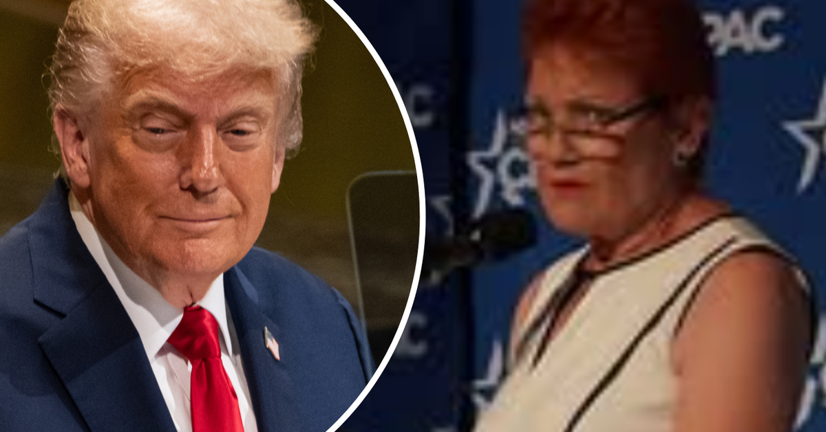 Pauline Hanson bemoans state of Australia to elite at Donald Trump’s Mar-a-Lago
