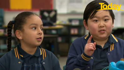 These children's parents are also paramedics so they wanted to help.