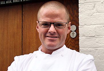 What is the name of Heston Blumenthal's Michelin three-starred restaurant?