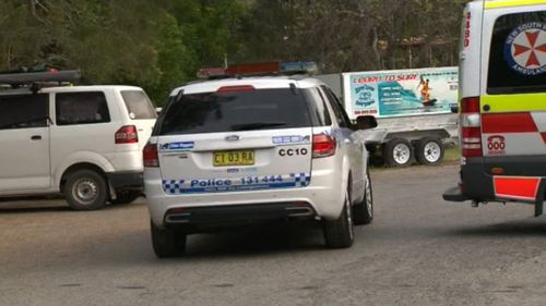 The woman was taken to hospital where she was later declared dead. (9NEWS)