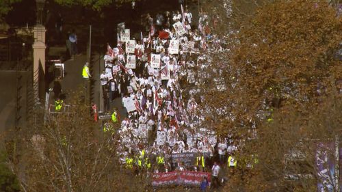 Hundreds of NSW public service workers strike for better pay.