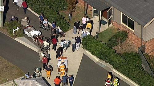 Firefighters and paramedics were called to the nursing home just after 9am (9NEWS)