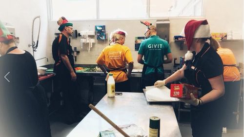 GIVIT staff working with the Starlight Children's Foundation at Ronald McDonald House in Perth. (GIVIT / Facebook)