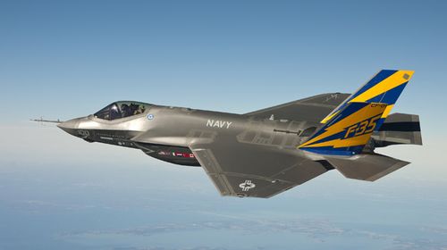 Prime Minister Tony Abbott will announce the purchase of another 58 F-35 Joint Strike Fighters to the tune of $12.4 billion (Getty).