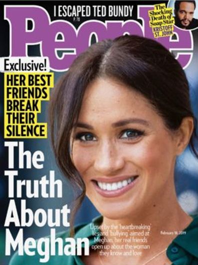 People magazine cover story Feb 2019 Meghan Markle's five friends speak anonymously 