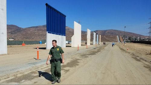 Eight candidates for the Trump border all are on display.