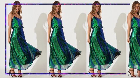 emerald green prom dress simple Elegant Emerald Green Sweetheart Mermaid Simple Prom Dresses On Sale with High Split main image 0