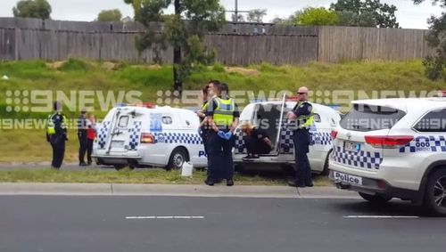 The 26-year-old woman has been arrested and faces a series of charges. (9NEWS)