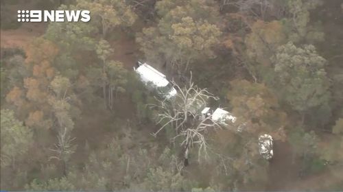 A section of bushland off the Albany Highway is currently a crime scene.