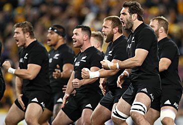 Which haka is most frequently performed by the All Blacks?