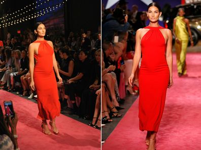 From a Pregnant Lily Aldridge to Sisters Gigi and Bella Hadid, Brandon  Maxwell's Spring 2019 Fashion Show Was a Family Affair