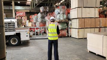 Plastic bags found at a REDCycle warehouse in Melbourne.