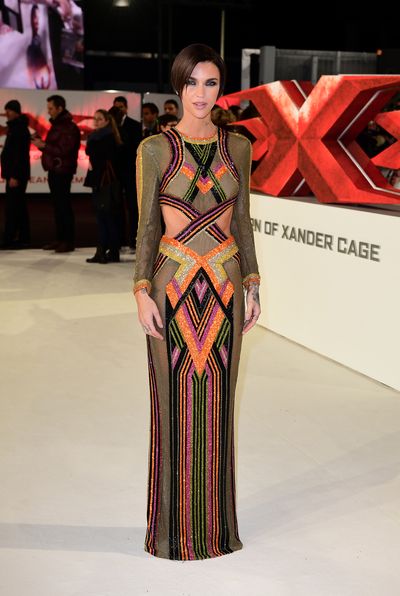 Ruby Rose in&nbsp;Julien Macdonald at xXx The Return of Xander Cage premiere in London, January 2017