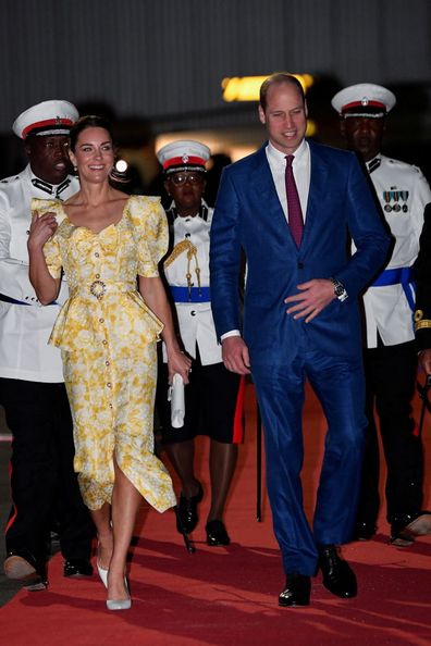 Prince William and Kate depart The Bahamas.