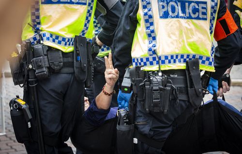 Hundreds flocked Perth's CBD today with protesters warning they have just begun.