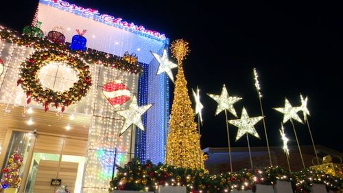 Mehajer spent months setting up the festive display. (9NEWS)