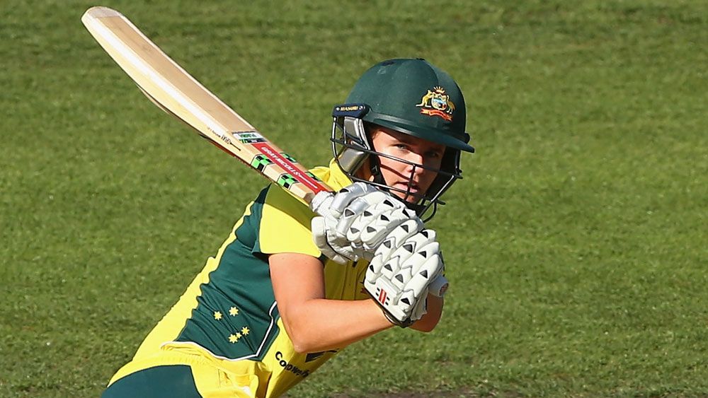 Jess Jonassen helped guide Australia to victory. (Getty Images)