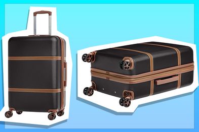 AmazonBasics Vienna Luggage Expandable Suitcase Spinner