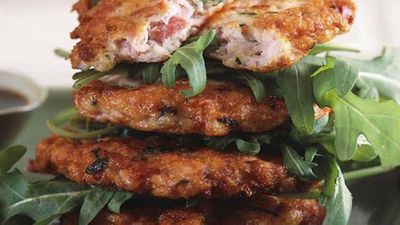 Recipe:&nbsp;<a href="http://kitchen.nine.com.au/2016/05/17/19/10/chicken-and-ham-patties" target="_top">Chicken and ham patties<br />
</a>