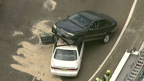 Three cars collide at Cartwright in Sydney's south-west