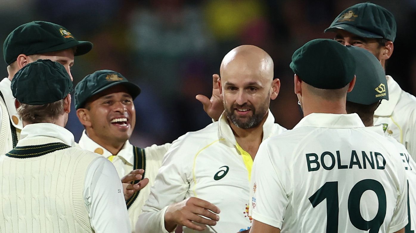History-making Nathan Lyon overtakes Shane Warne as Aussies strangle West Indies in Adelaide