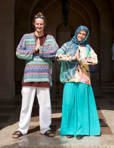 Matt and Monni spashed out on some groovy threads.