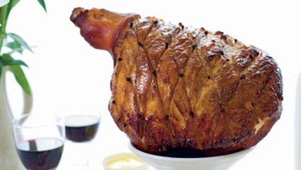 Baked Guinness ham