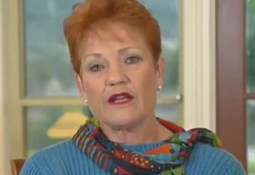 Pauline Hanson was banned from which current affairs show this week?
