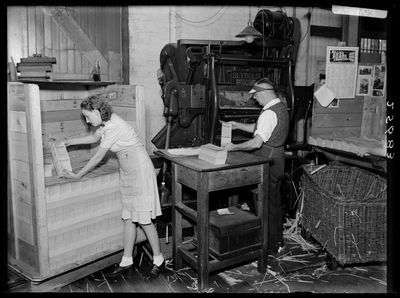 Lottery tickets machine - 1943