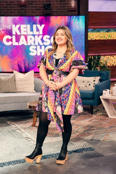 Singer Kelly Clarkson hosts The Kelly Clarkson Show.