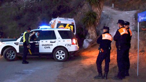 Rescuers in southern Spain are digging a horizontal tunnel in an attempt to rescue a two-year-old toddler.