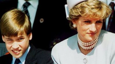 Princess Diana with Prince William