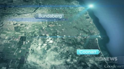 The greyhound carcasses were located at Coonarr near Bundaberg, Queensland. (9NEWS)