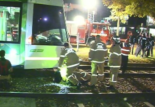 "If it was a different tram, this would have been another story." (9NEWS)

