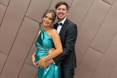 Chaz Mostert and his fiancee 