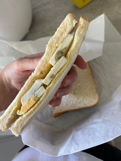 sad egg salad sandwich reddit post