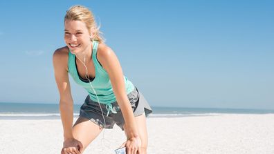 Woman exercising