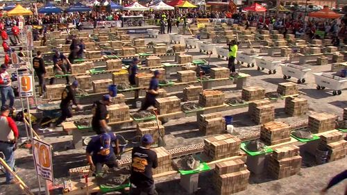 The World Bricklaying Championships in the US.
