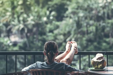 Woman relaxing