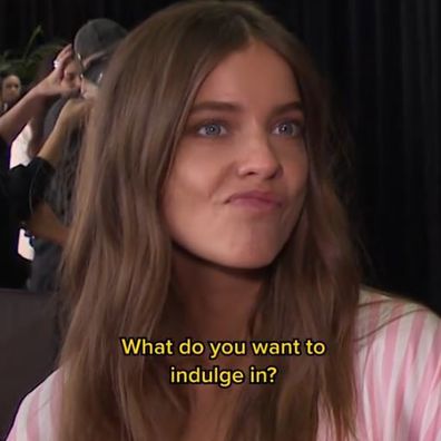 Barbara Palvin appeared unimpressed by the question.